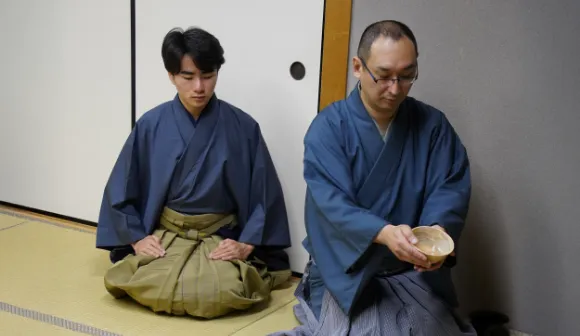 松尾流のお点前（二人・スマホ）